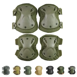 Tactical Knee Pad Elbow CS Protector Protective Gear Airsoft Outdoor Sport Hunting Kneepad Safety Knee Pads