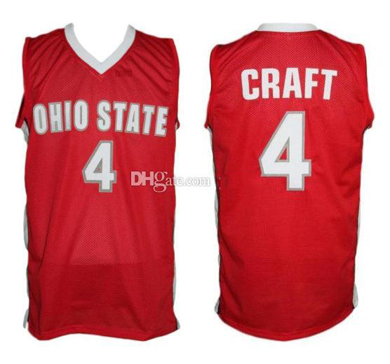 Ohio State Buckeyes College Aaron Craft #4 Retro Basketball Jersey Men's Stitched Custom Number Name Jerseys